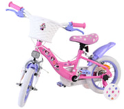 Disney Minnie la plus mignonne de tous les temps ! vélo pour enfants - filles - 12 pouces - rose - deux freins à main - afbeelding 8