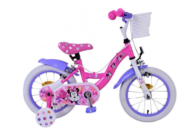 Disney Minnie Children's Bike Girls 14 pouces Pink Two Hand freins