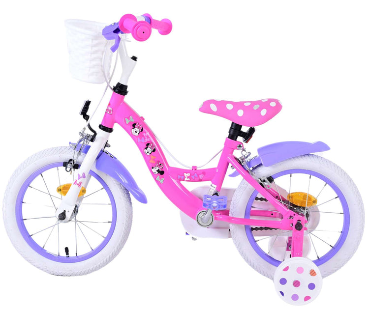 Disney Minnie Children's Bike Girls 14 pouces Pink Two Hand freins