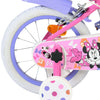 Vélo enfant Disney Minnie - filles - 14 pouces - rose - deux freins à main