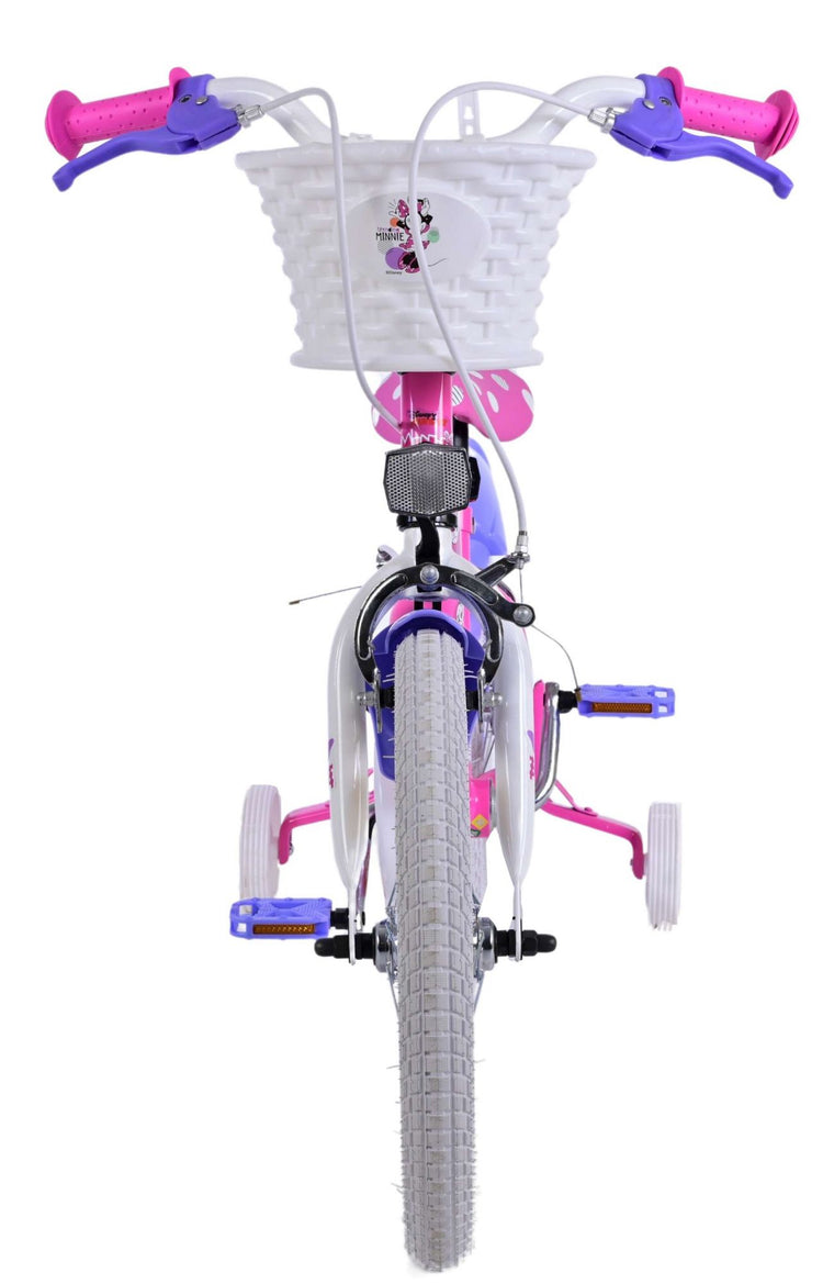 Disney Minnie Children's Bike Girls 16 pouces rose deux freins à main