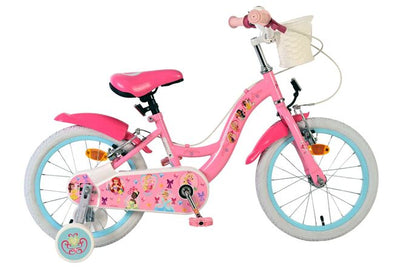 Vélo pour enfants Volare magic royals - filles - 16 pouces - rose - deux freins à main