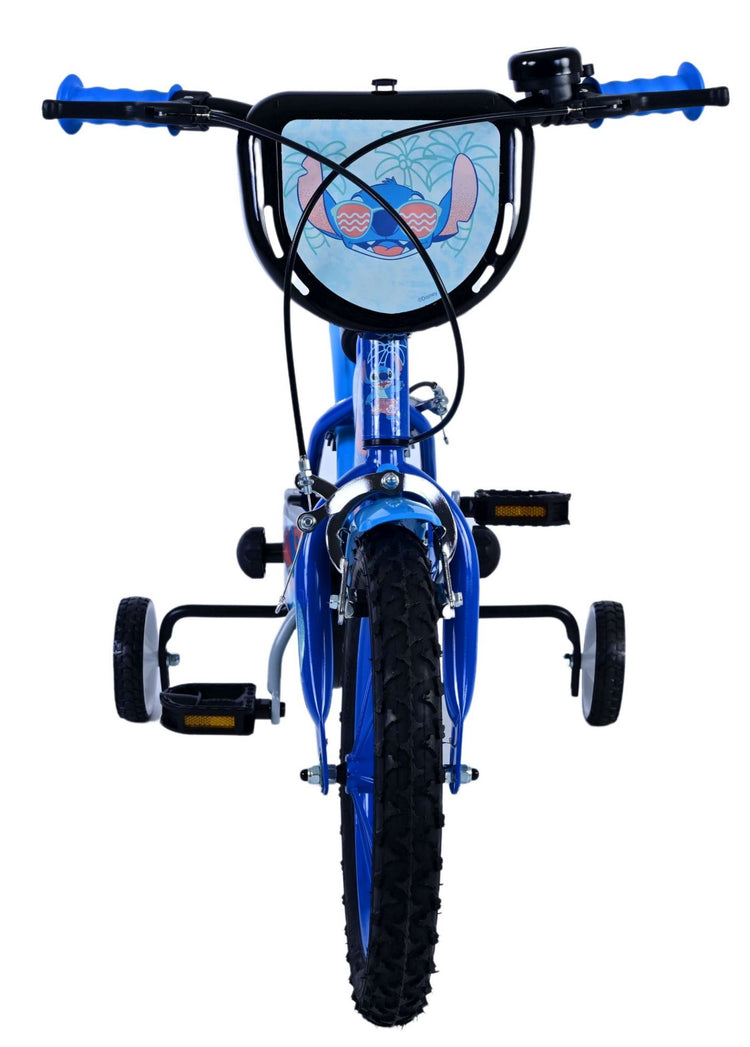 Stitch Stitch Children's Bike Boys 14 pouces Bleu deux freins à main