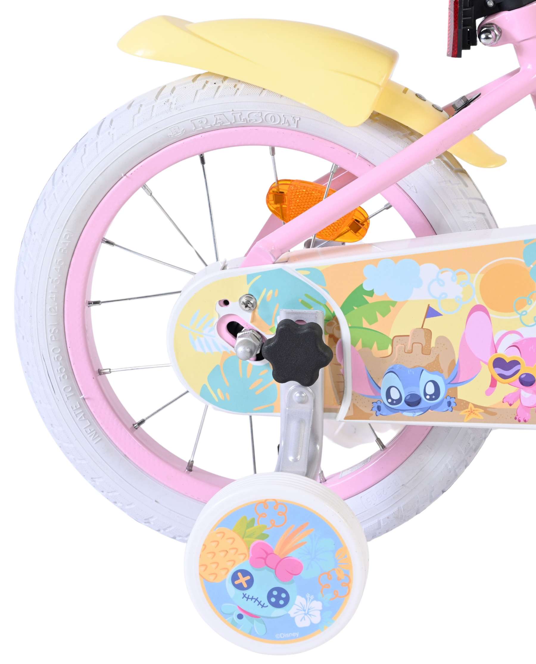 Vélo enfant Stich Disney Stitch - filles - 14 pouces - rose