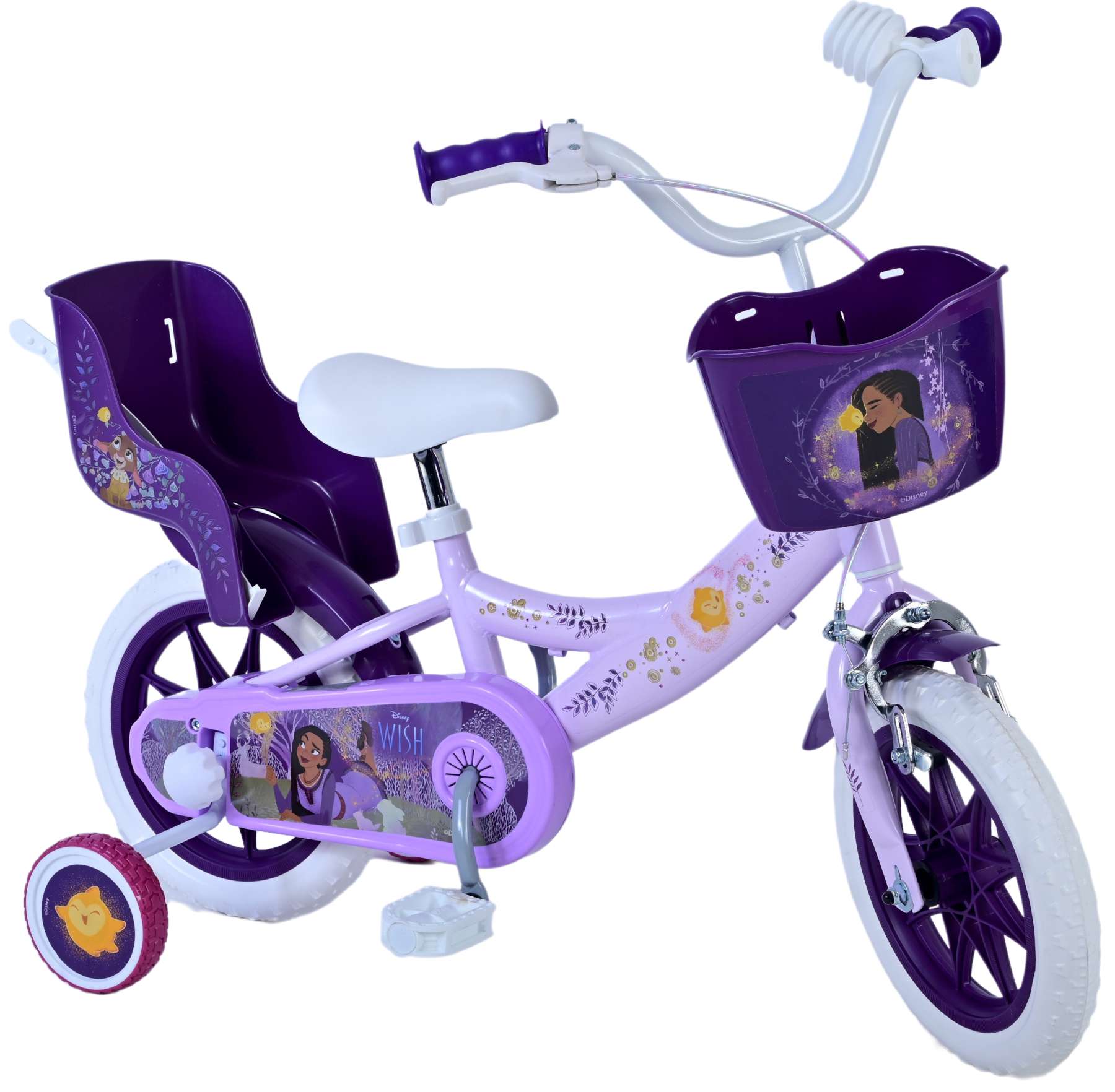Wish Wish Children's Bike Girls 12 pouces violet