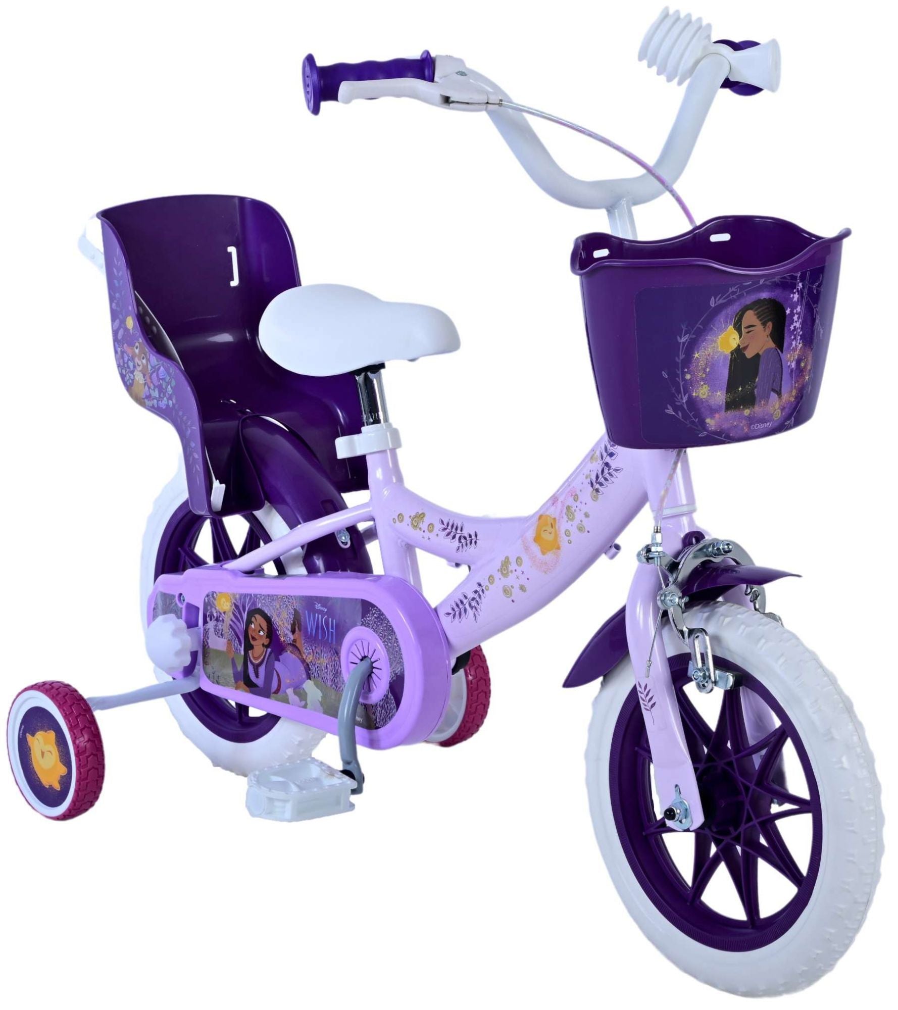 Wish Wish Children's Bike Girls 12 pouces violet