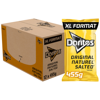 Chips tortilla naturelles Doritos (12x 455gr)