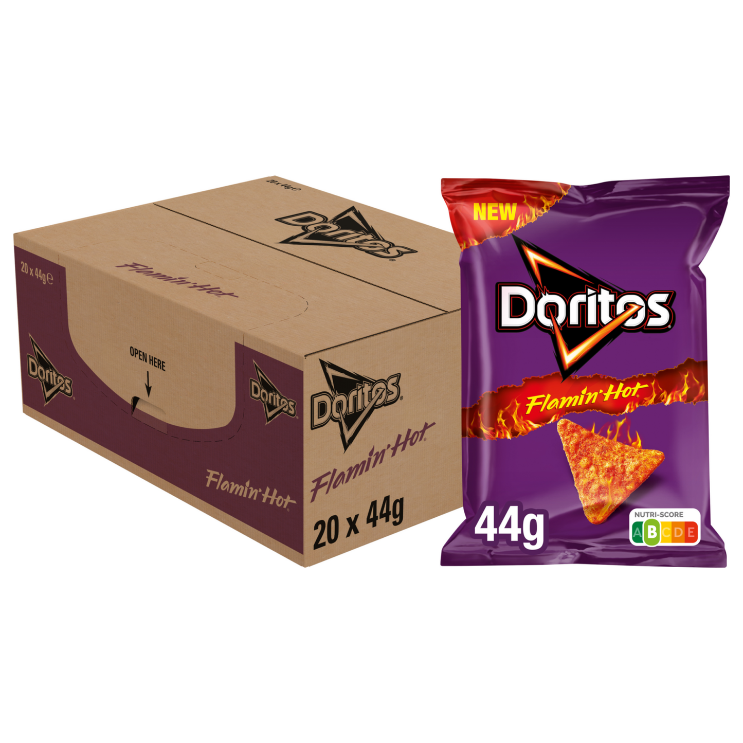 Doritos sac chaud flamin' (20x 44gr)