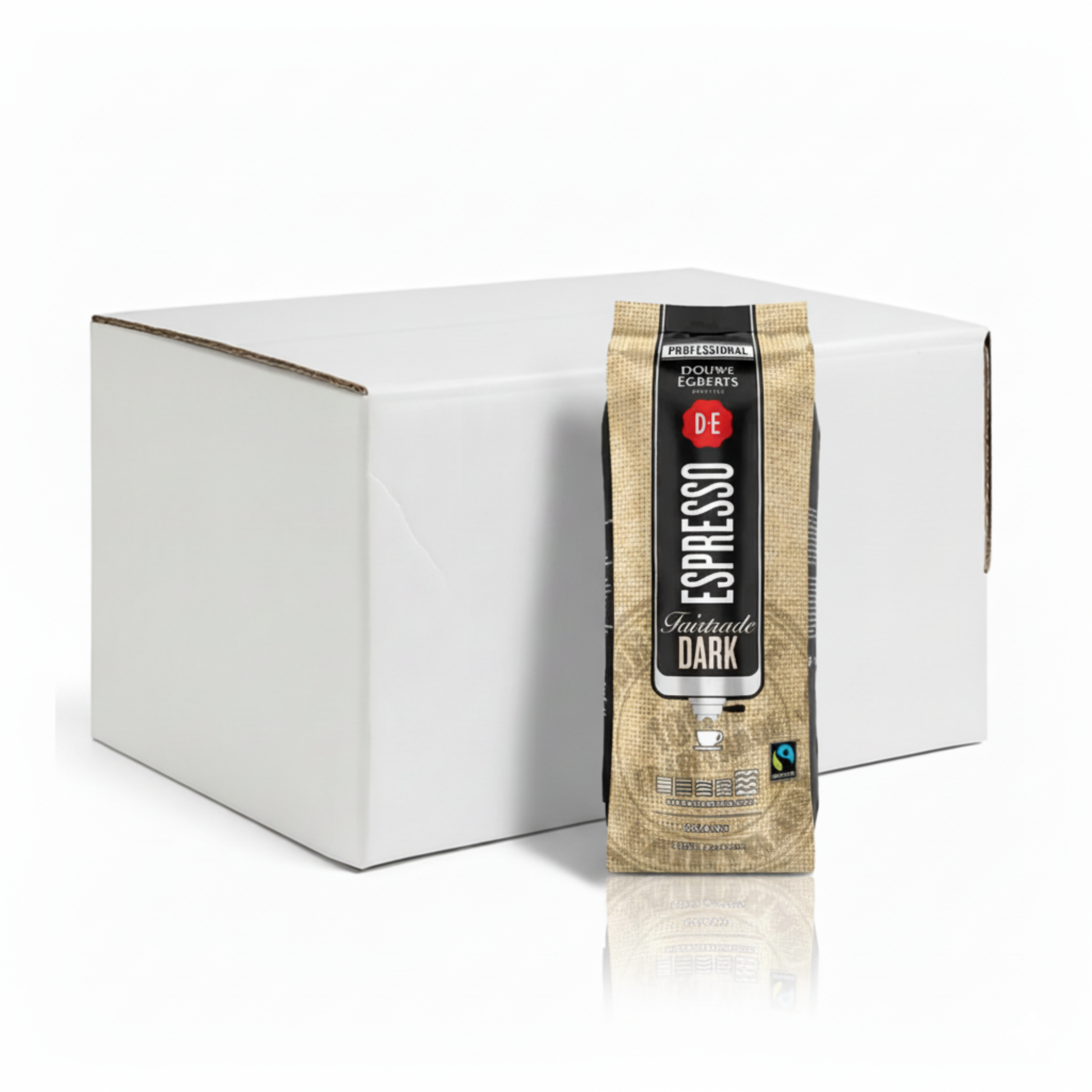 Douwe Egberts grains d'espresso commerce équitable foncé (6x 1kg)