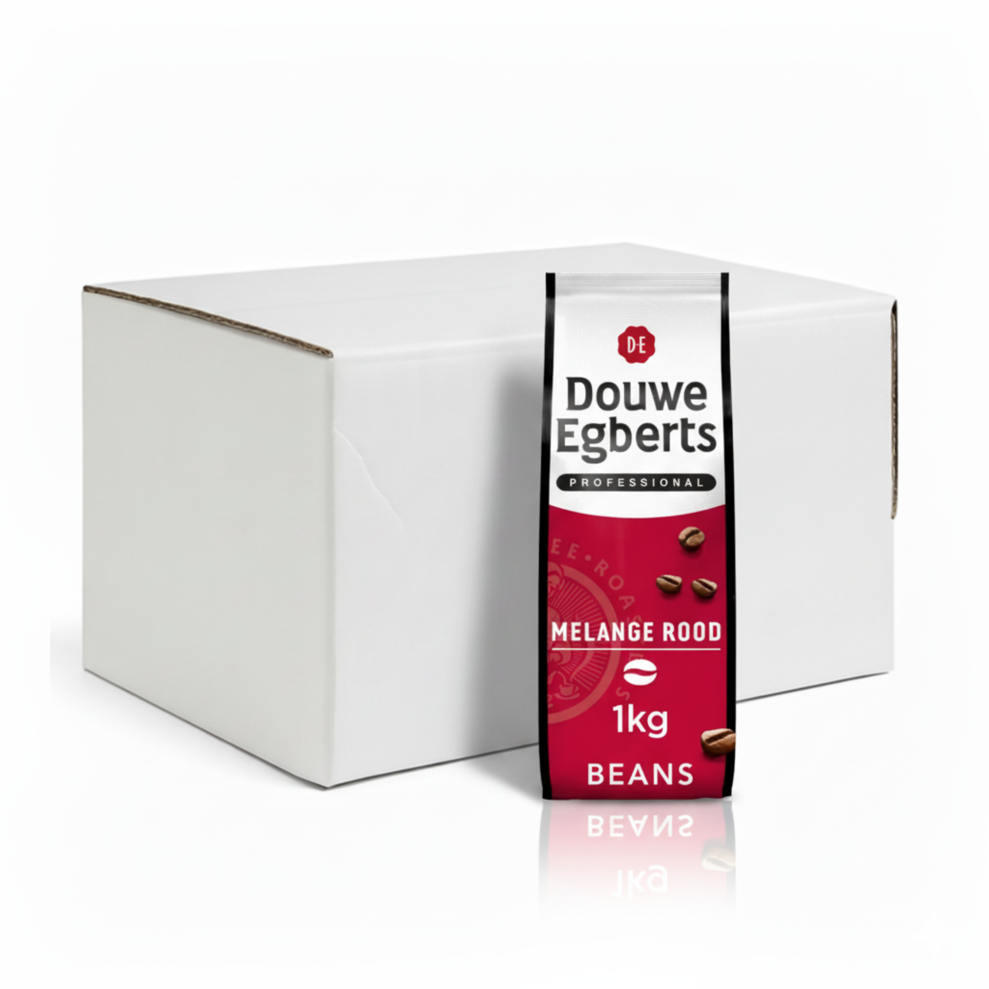 Douwe Egberts haricots frais mélange rouge (6x 1kg)