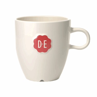 Douwe Egberts tasse à café pulmonaire en porcelaine (12x150ml)