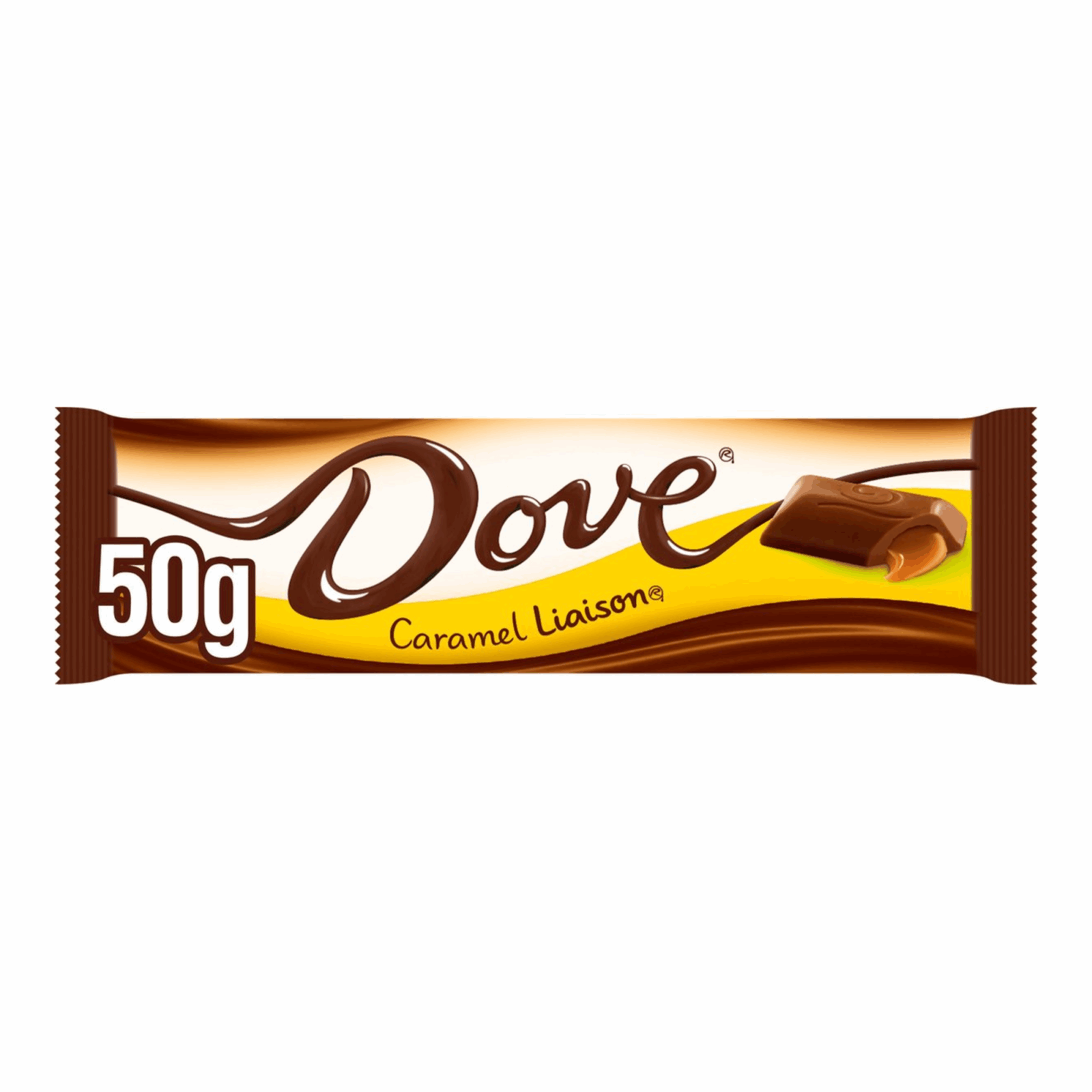Barre de chocolat caramel liaison Dove (24x 50gr)