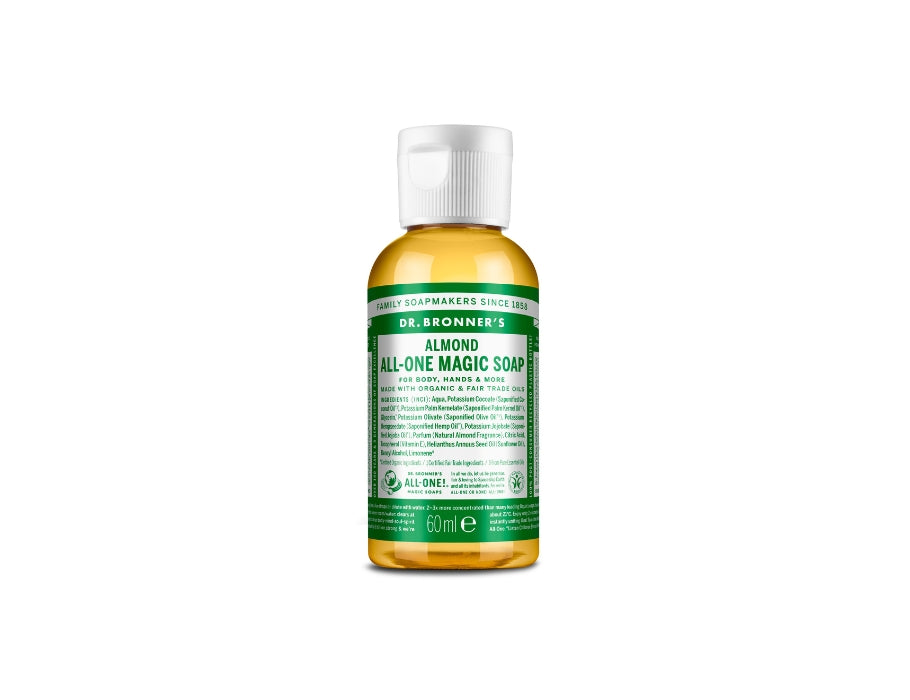 Docteur Bronner's Liquid Soap Pure Castille amander 60 ml
