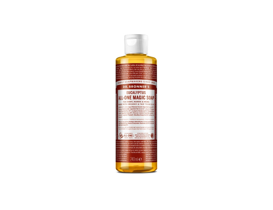 Docteur Bronner's Liquid Soap Eucalyptus Pure Castille 240 ml