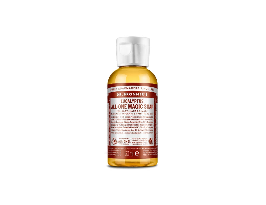 Docteur Bronner's Liquid Soap Eucalyptus Pure Castille 60 ml