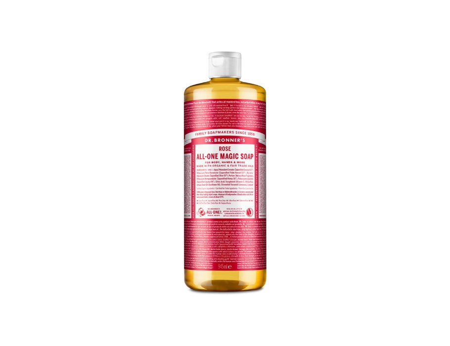 Docteur Bronner's Liquid Soap Pure Castille Roos 945 ml