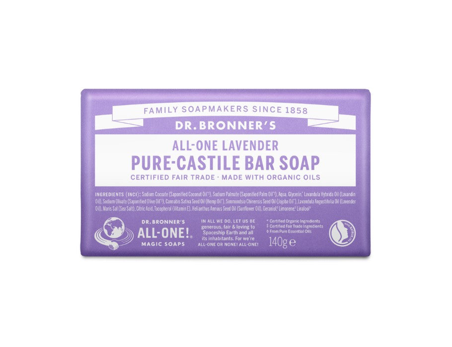 Bloque de savon du Dr Bronner - Pure Castille - Lavande