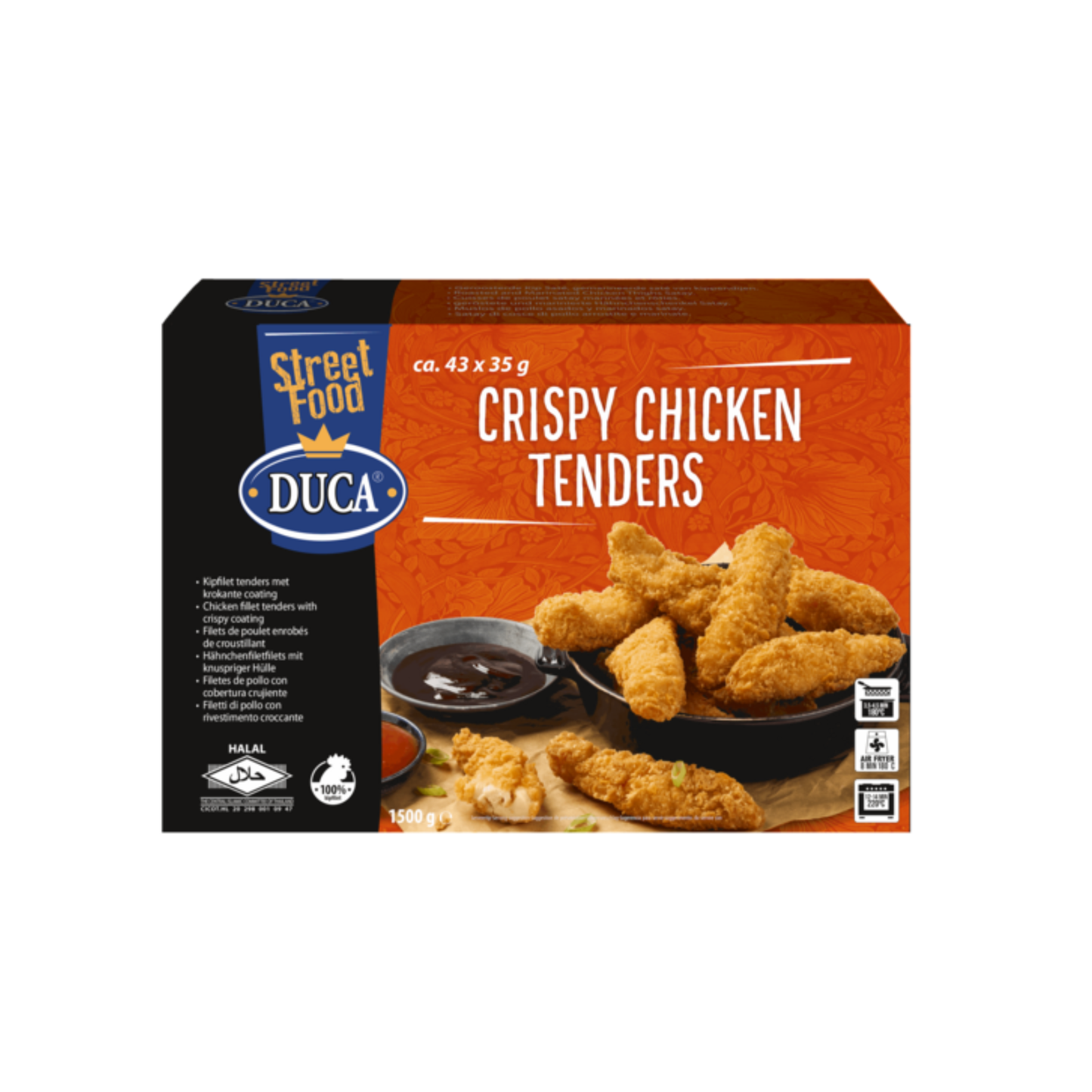 Filets de poulet croustillants Duca (43x 35 gr)