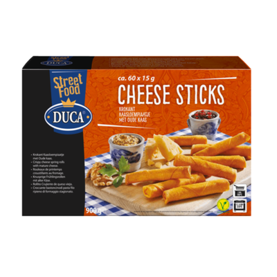 Bâtonnets de fromage Duca (60x 15 gr)