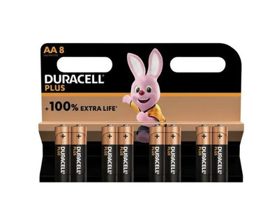Duracell plus 100% aa 8-pack lr6 mn1500 (24 pièces)