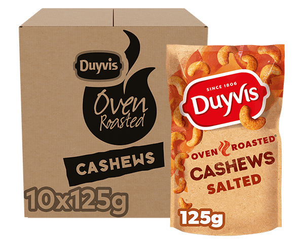 Noix de cajou grillées à sec Duyvis (10x 125gr)