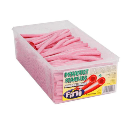 Bâtons de dynamite Fini fraise (250 pièces)