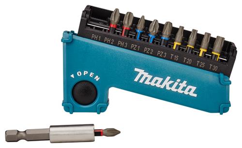 Makita jeu d'embouts de tournevis à percussion 11 pièces xtt