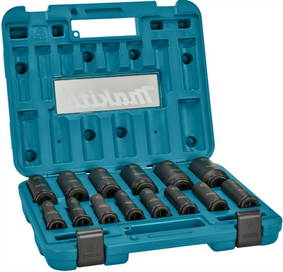 Jeu de douilles à chocs Makita 1 2 14 pièces