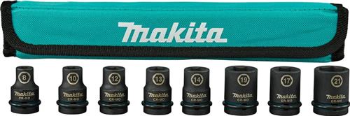 Makita jeu de prises de courant impact noir, 1 2 vk 8 pièces