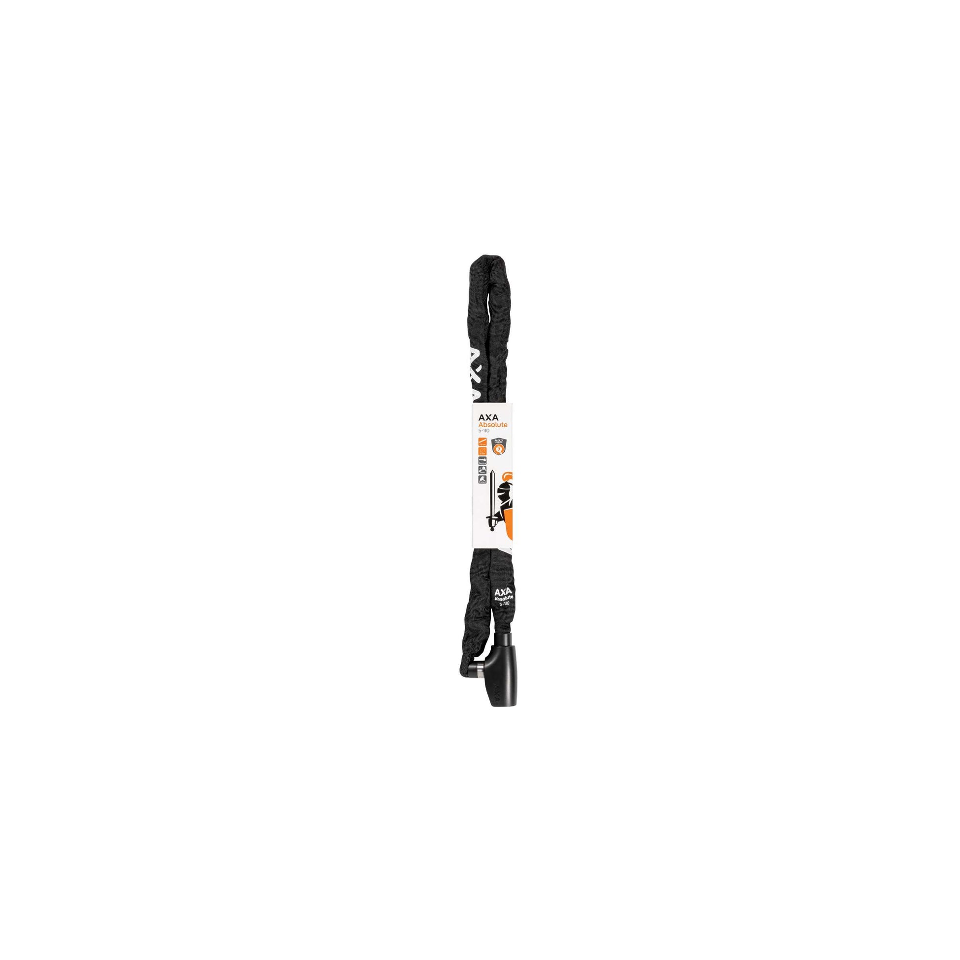 Lock de chaîne axa Absolut 5-110 cm noir