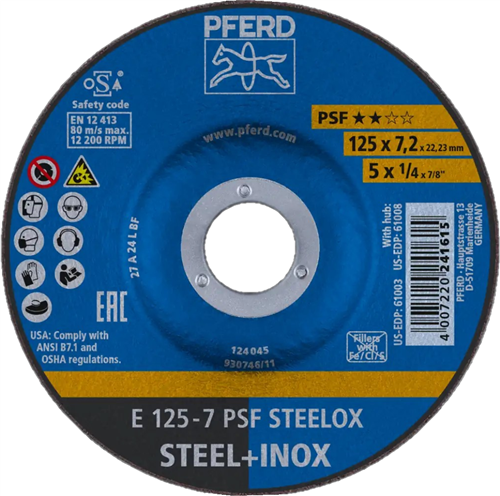 Pferd abs acier acier inoxydable a24 125-7 | 10 pièces