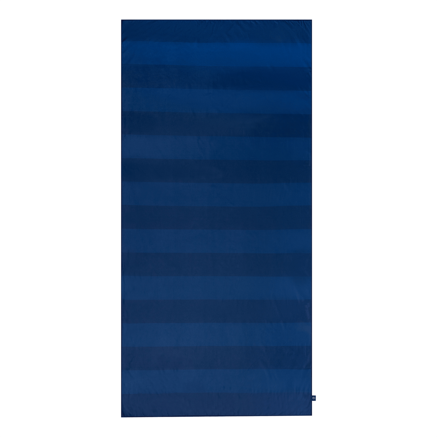 Rayures vibrantes | Serviette en microfibre bleu 180 x 90 cm