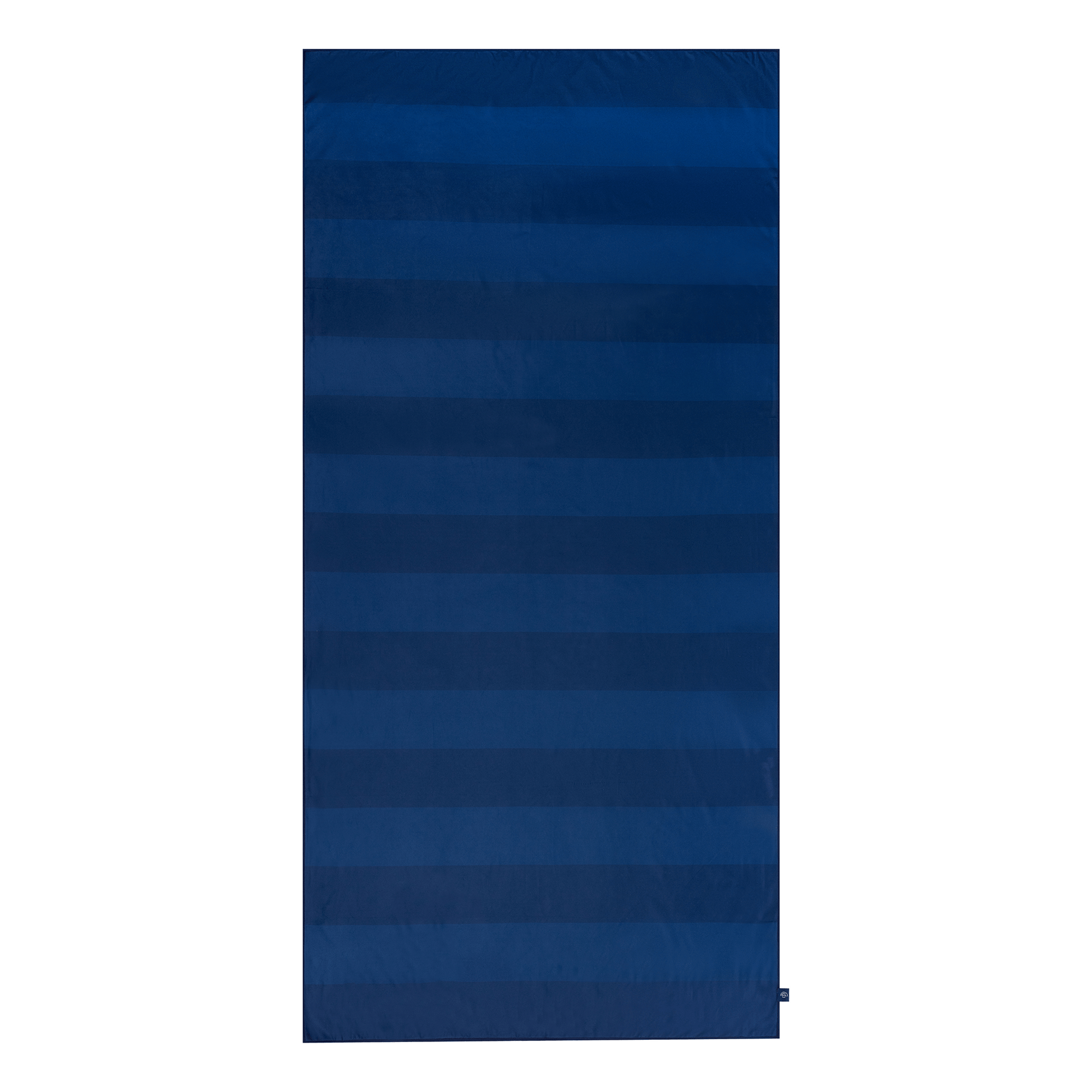 Rayures vibrantes | Serviette en microfibre bleu 180 x 90 cm