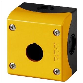 Eaton moeller boîte à boutons poussoirs Eaton 1 trou ip67 jaune