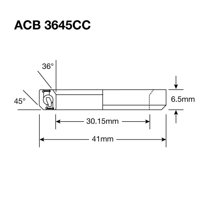 Enduro inférieur Balhead ACB 3645 BOCC 30.2x41x6.5 (36x45 °)