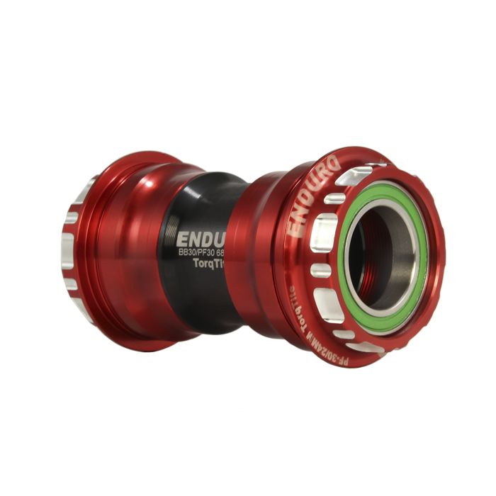 Enduro roulements pédalier torqtite - pf30 à 24mm - a c ss - rouge