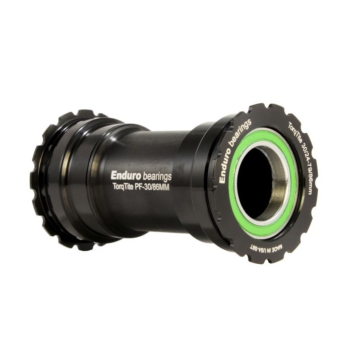 Enduro roulements pédalier torqtite - bb386 à 24mm - a c ss - noir