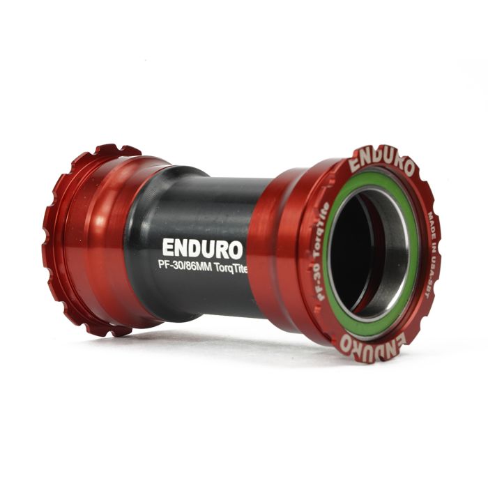 Enduro roulements pédalier torqtite - bb386 à 30mm - a c ss - rouge