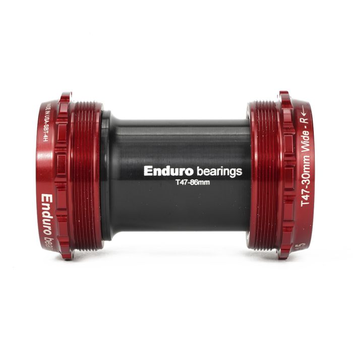 Enduro roulements t47 pédalier jusqu'à 30mm - a c ss - rouge