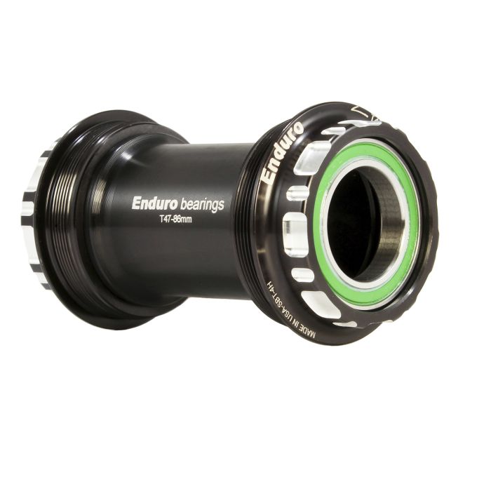 Enduro roulements t47 pédalier jusqu'à 24mm - a c ss - noir