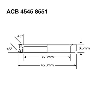 Enduro Lower Balnem ACB 4545 BO 36.8x45.8x6.5 (45x45 °)