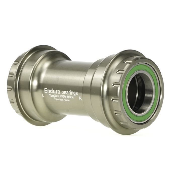 Roulements Enduro boîtier de pédalier Torqtite - pf30 à 24mm - inox - graphite