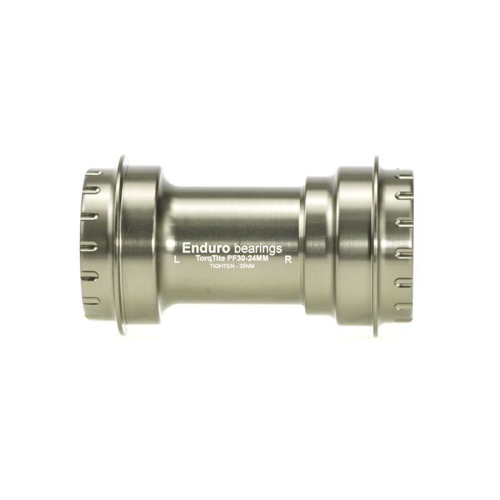 Roulements Enduro boîtier de pédalier Torqtite - pf30 à 24mm - inox - graphite