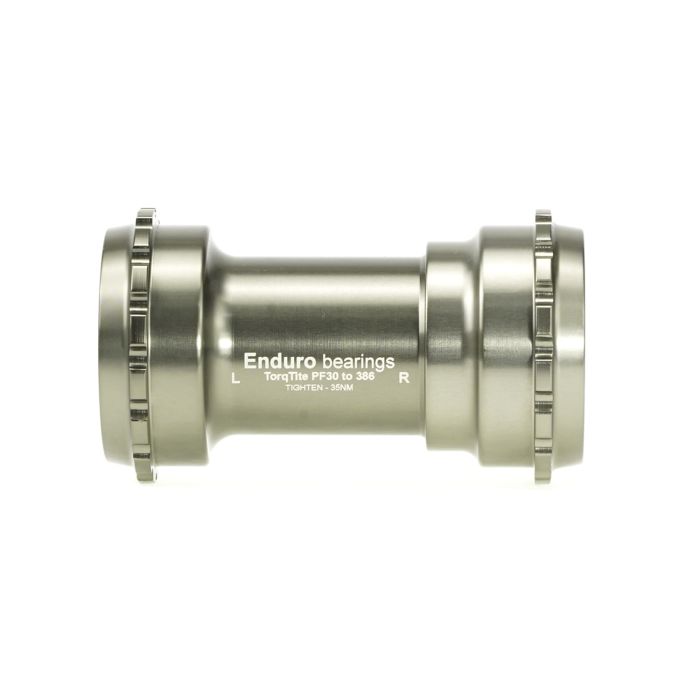 Roulements Enduro boîtier de pédalier Torqtite - bb386 à 30mm - inox - graphite