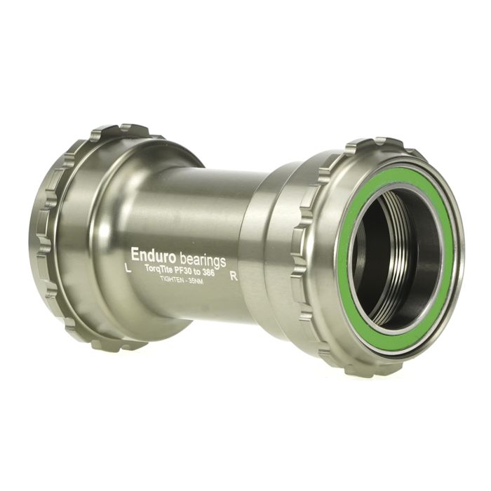Roulements Enduro boîtier de pédalier Torqtite - pf30 à 30mm - inox - graphite