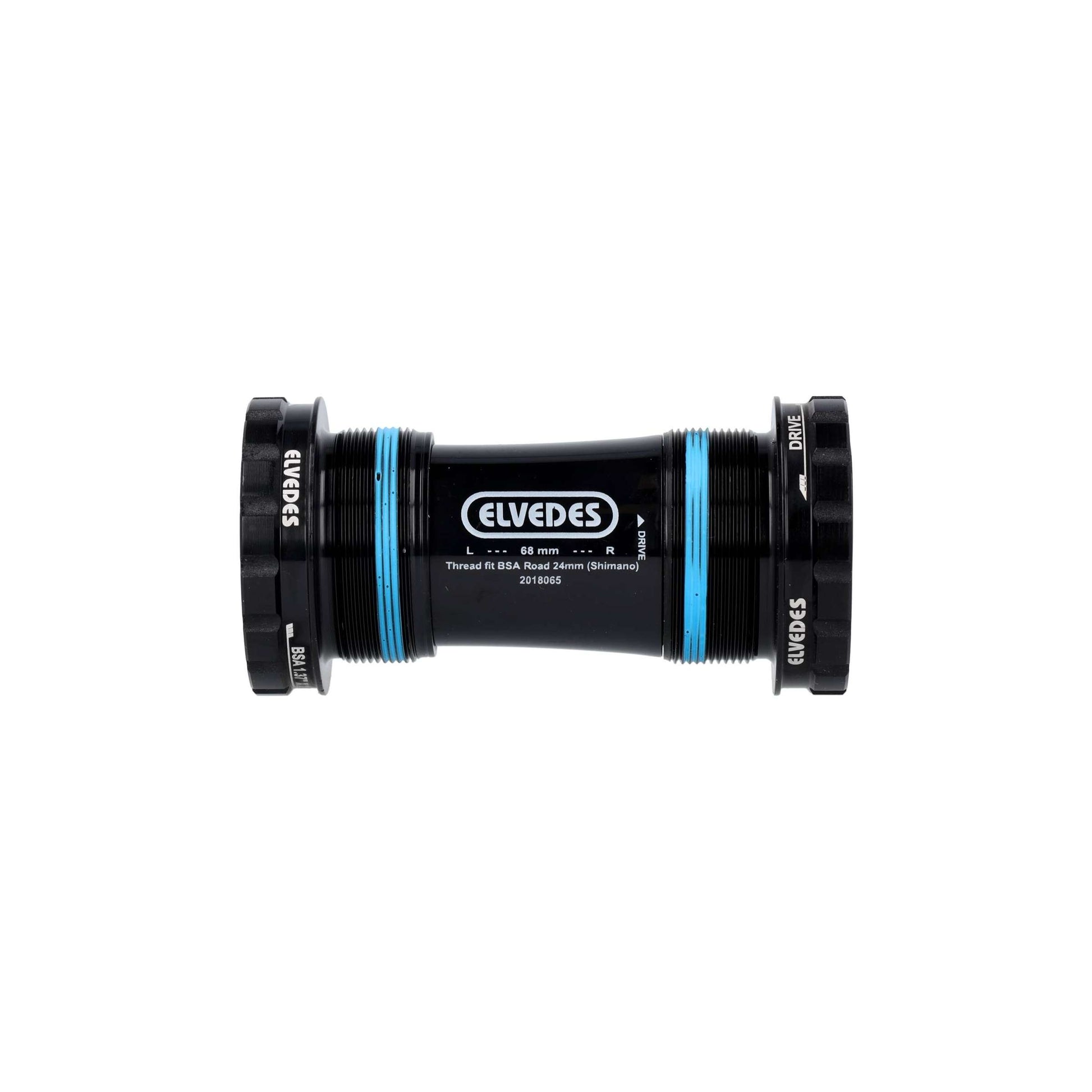 Boîtier de pédalier Elvedes Hollowtech Shimano Race 24Mm Black