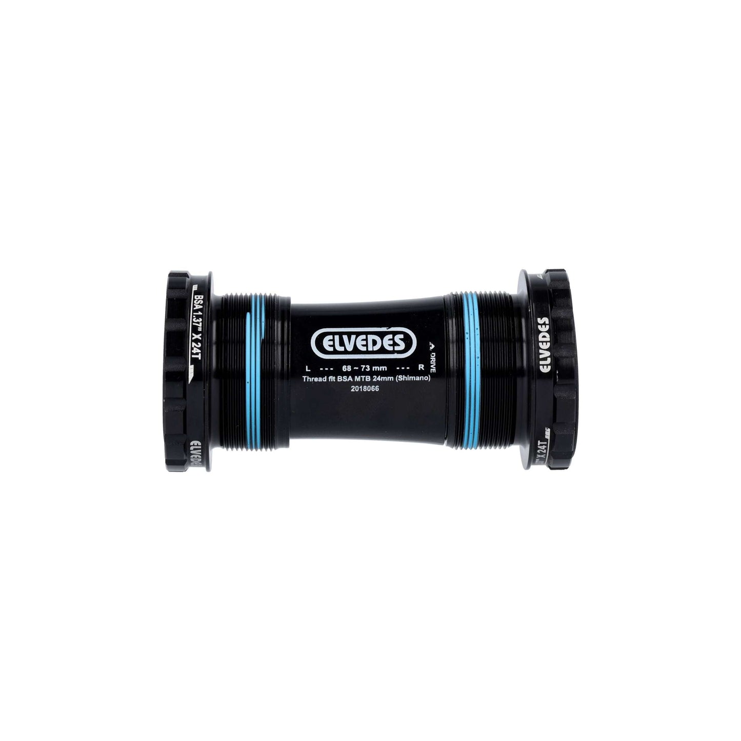 Boîtier de pédalier Elvedes Shimano Mtb Atb 24Mm Noir