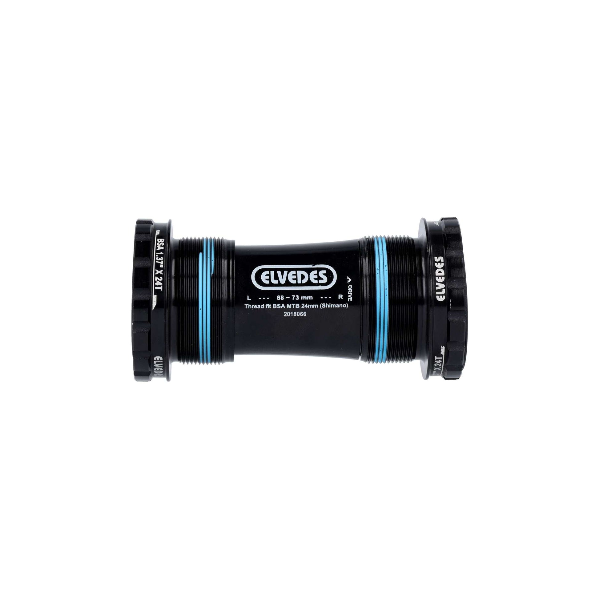 Boîtier de pédalier Elvedes Shimano Mtb Atb 24Mm Noir