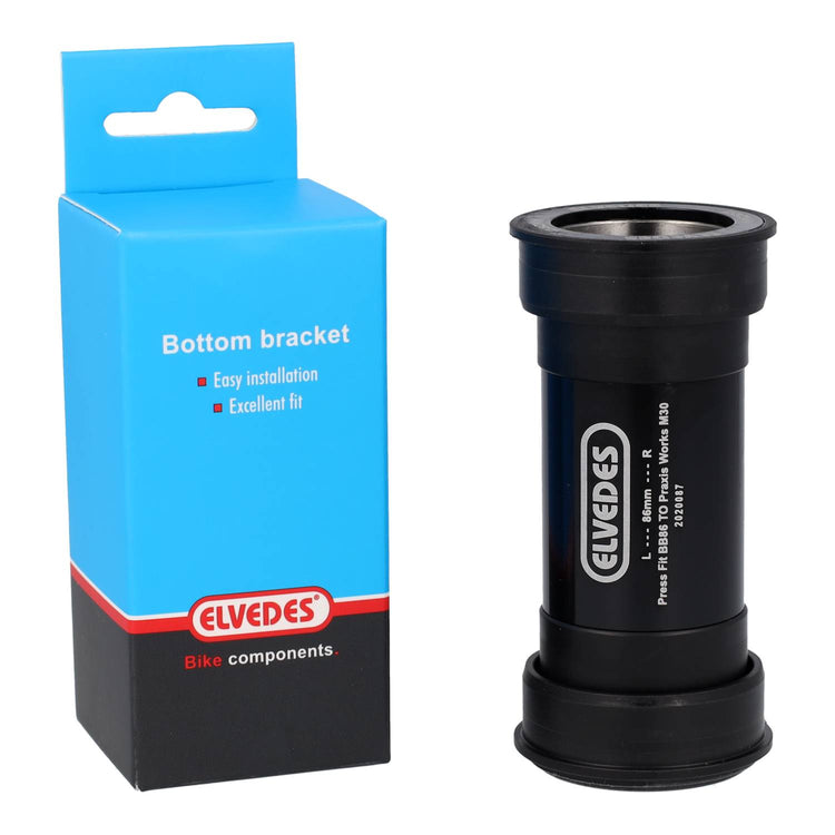 Twist Fit Bottom Breach Elvedes pour BB86 BB92 pour Praxis Road Mtb 41 x 86-92 mm