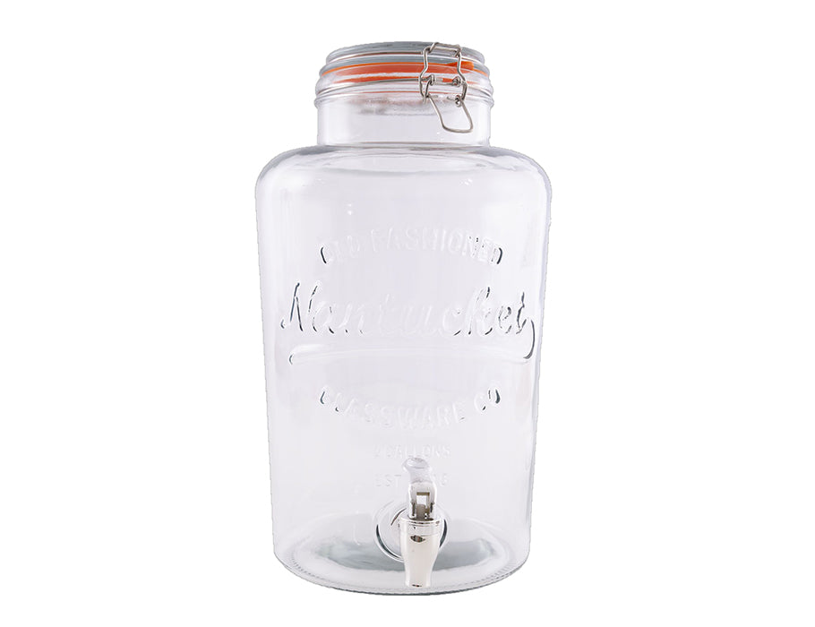Point Virgule Glass Bot avec Tap 8L